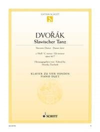 Dvorak Slavonic Dance Cmin Op.46/7 4Han