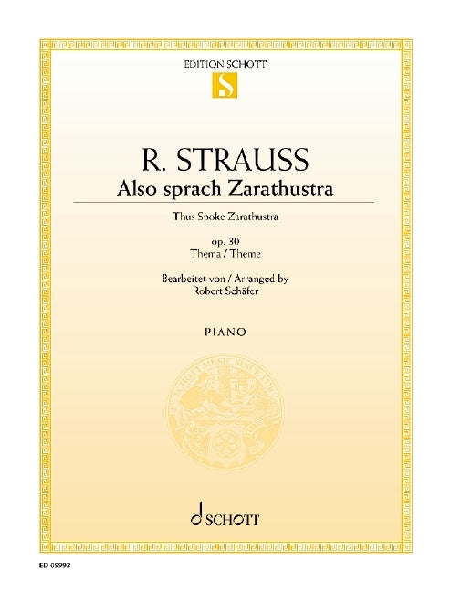 Strauss Also Sprach Theme Pno ED