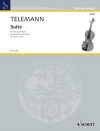 Telemann Suite in Dmaj Vla & Pno SCHOTT