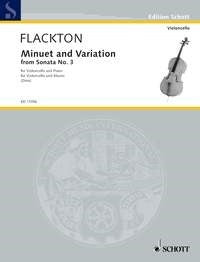 Flackton Minuet&Variation Vc Sonata No3