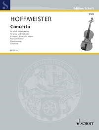 Hoffmeister Concerto Bb Maj Vla/Pno ED1
