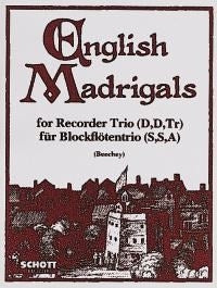 English Madrigals Recorder Trio Beechey
