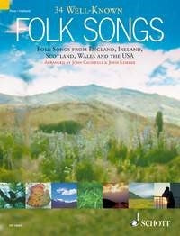 Folk Songs 34 Well Known Kbd Kember ED