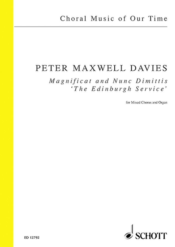Maxwell Davies Mag & Nunc Edinburgh Ser
