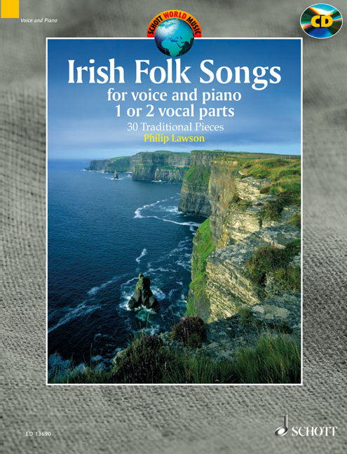 Irish Folk Songs Voice & Piano 1 or 2 Vocal Parts