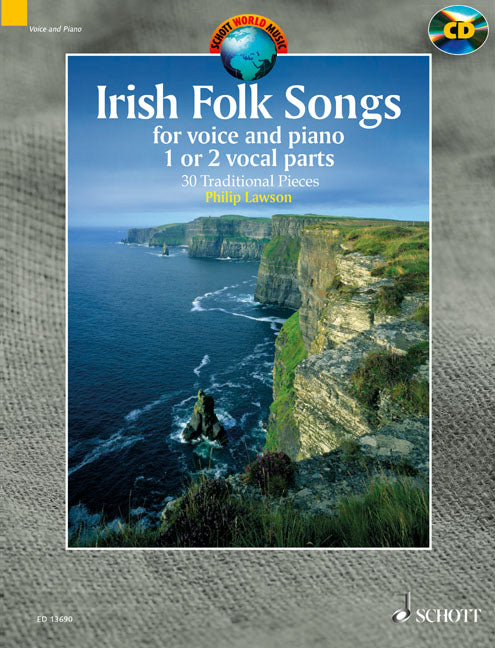 Irish Folk Songs Vce&Pno 1/2Part Lawson