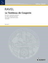 Ravel Tombeau de Couperin Pno Trio ED