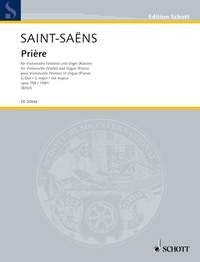 Saint-Saens Priere G Cello+Org ED