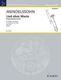 Mendelssohn Song Without Words Tbn&Pno