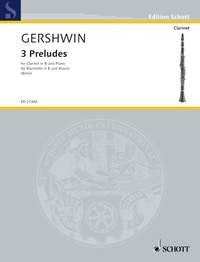 Gershwin 3 Preludes Clt&Pno ED