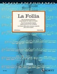 Violinissimo La Follia 25 Pieces Vln&Pn