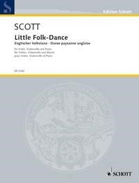 Scott Little Folk Dance Vln Vc Pno ED