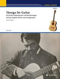Tarrega For Guitar 40 Easy Original Wor