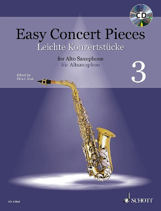 Easy Concert Pieces 3 A-Sax/Pno Junk U