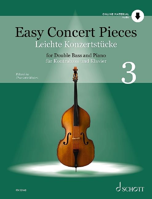 Easy Concert Pieces 3 DB&Pno Bk+Aud ED