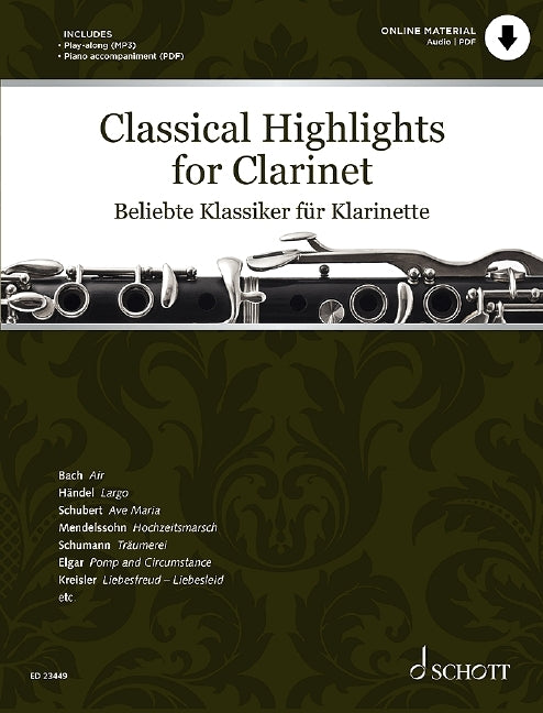 Classical Highlights Clarinet Bk+Aud ED