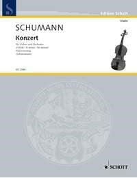 Schumann Konzert for Vln+Orch(Pno) Scho
