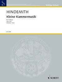 Hindemith Kleine Kammermusik op24 5 pts