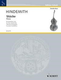 Hindemith Stucke Pieces D-B ED