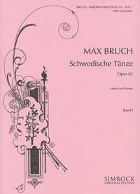 Bruch Swedish Dances Op.63/1 Vln&Piano