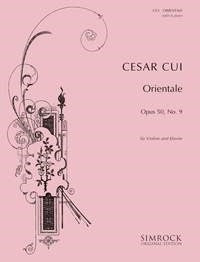 Cui Orientale Op50 No9 Vln&Pno EE