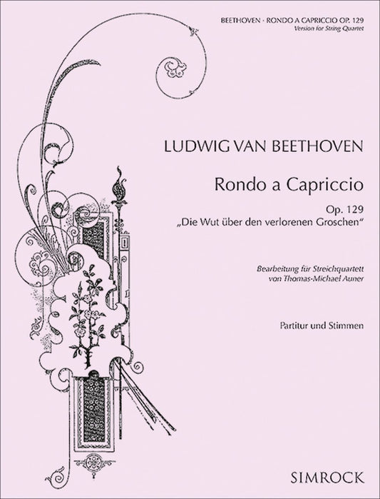 Beethoven Rondo a Capriccio Op.129 Stri