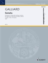 Galliard Sonata Bsn or Vc&Basso Gmaj ED