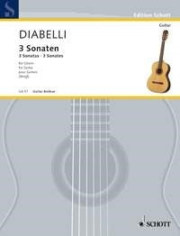 Diabelli 3 Sonatas Gtr Schott