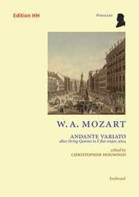 Mozart Andante Variato Pno Ed K614 Hogw