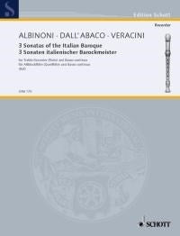 3 Sonatas of the Italian BaroqueTreb Re