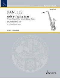 Daneels Aria & Valse Jazz Waltz Sax/Pno