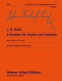 Bach 6 Sonatas Vln&Harpsichord Vol2 UT
