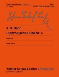 Bach Franzosische Suite No.5 BMV 816 UT