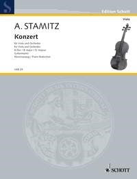 Stamitz Concerto Vla/Pno BbMaj ED