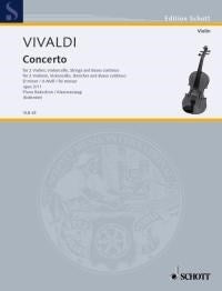 Vivaldi Concerto Dmin Op3/11 2Vlns+Vc+P