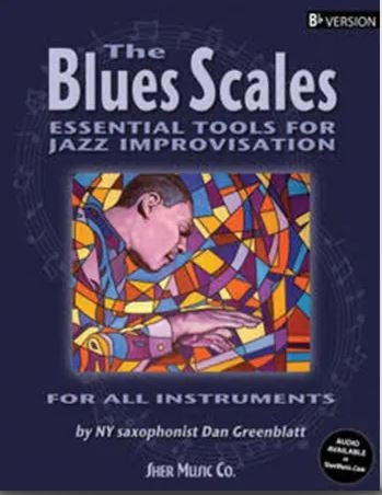 The Blues Scales Bb Greenblatt Bk+cd