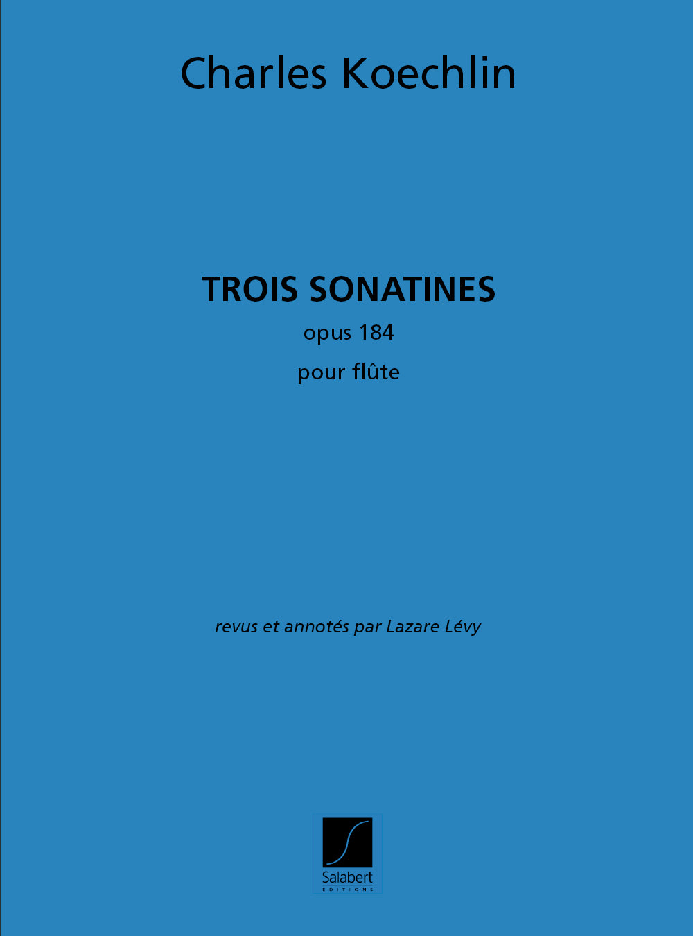 Koechlin Trois Sonatines Flute Op184 SA