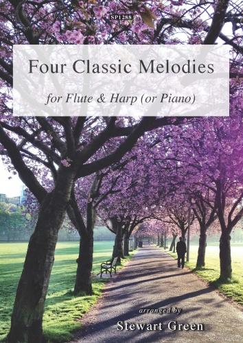 4 Classic Melodies Flt/Harp arr Green