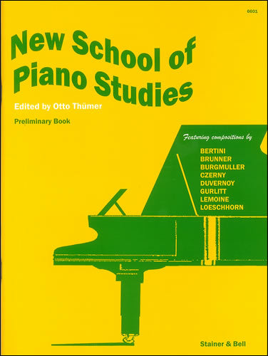 Thumer New School Pno Studies Prelim Bk
