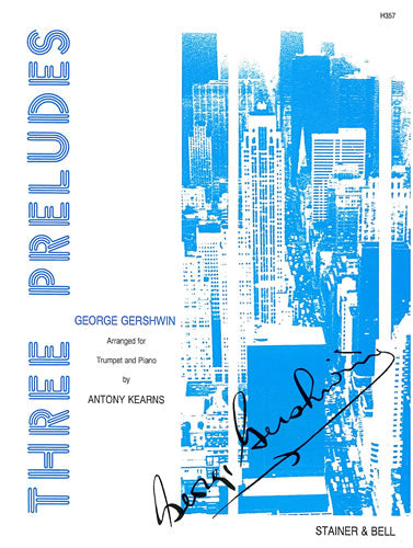 Gershwin 3 Preludes Tpt&Pno Kearns S&B