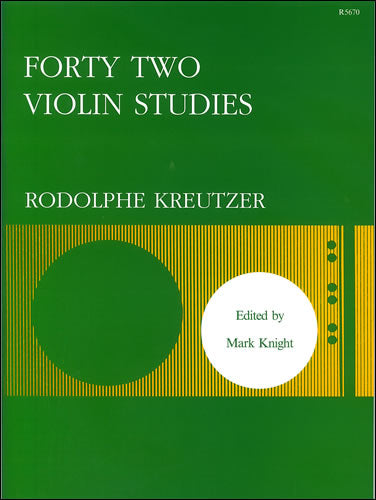 Kreutzer 42 Vln Studies Knight S&B Gree