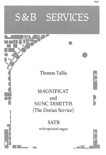 Tallis Magnificat&Nunc Dimittis SATB/Or