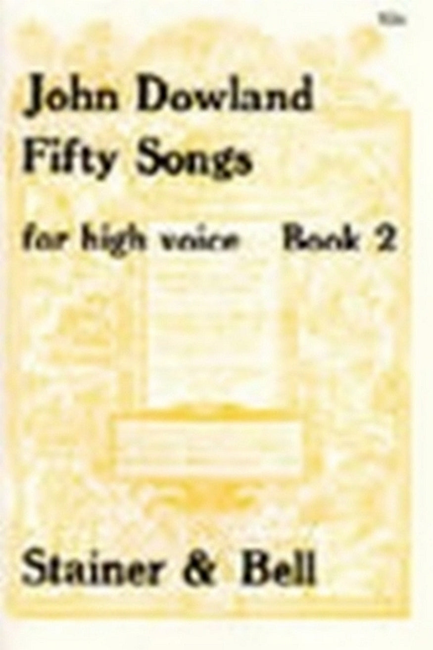 Dowland 50 Songs High Voice Bk2 S&B