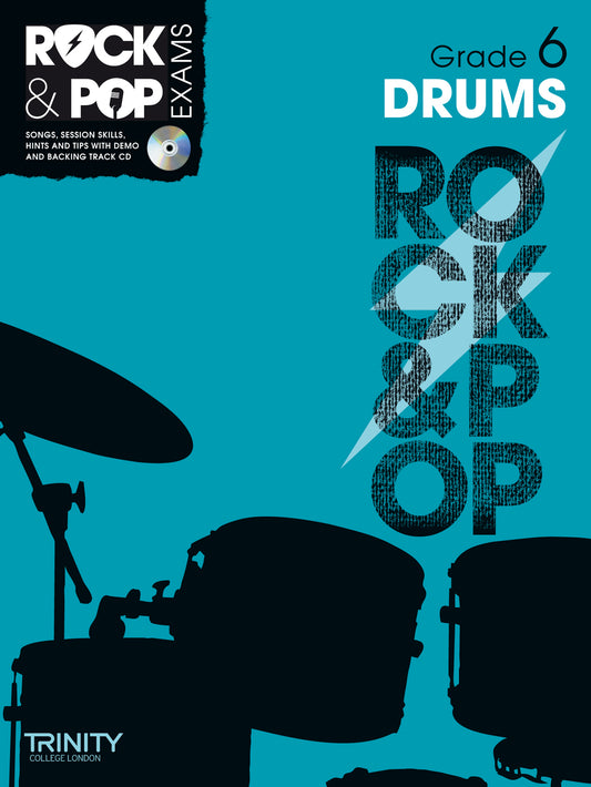 Rock & Pop Drums G6 Bk+CD Trinity