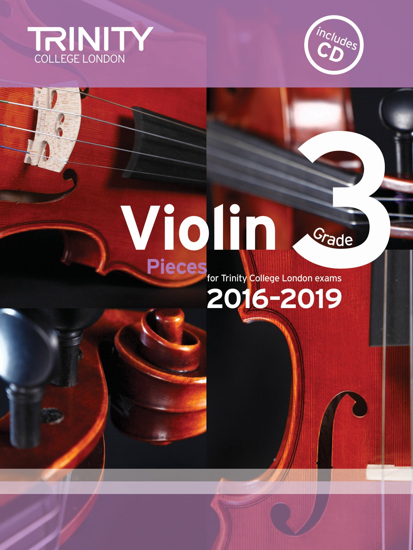 TCL Violin Grade 3 Score & Part+CD 2016-19