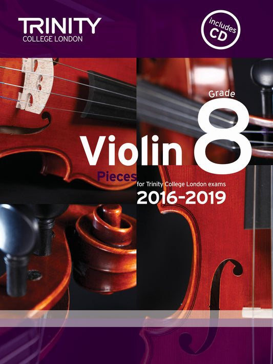 TCL Violin Grade 8 Score & Part+CD 2016-19