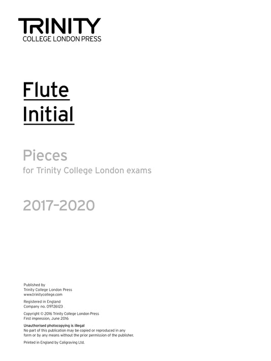 TCL Flute Pieces Initial 2017-20 (Flt P