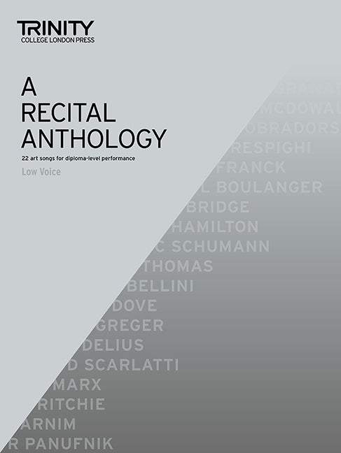 Recital Anthology Low Voice TCL