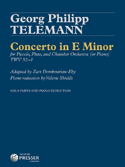 Teleman Concerto in E minor Piccolo, Fl