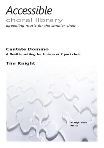 Knight Cantate Domino 2pt Choir TKM